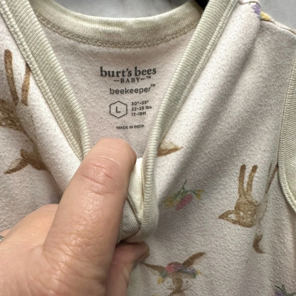 Burt’s Bee’ sleep sack size‎ Large